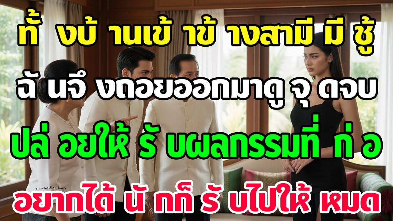 ทั้งครอบครัวเข้าข้างสามีที่นอกใจ วินาทีนั้นฉันปล่อยมือ—ให้พวกเขารับผลของการเลือกเอง