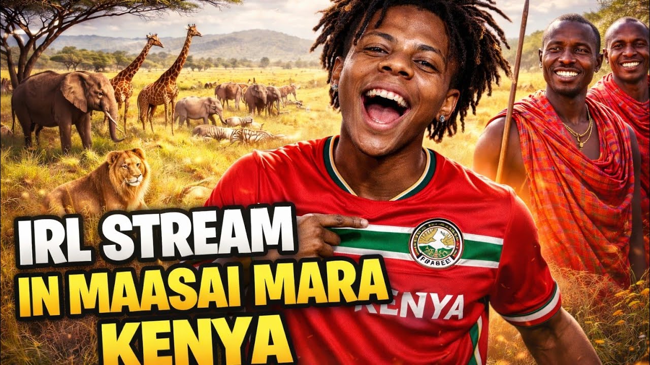 Ishowspeed irl stream in MAASAI MARA!🇰🇪🔥