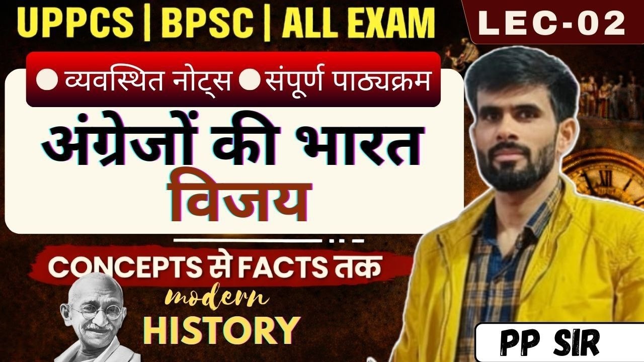 Modern India||UPPCS||BPSC