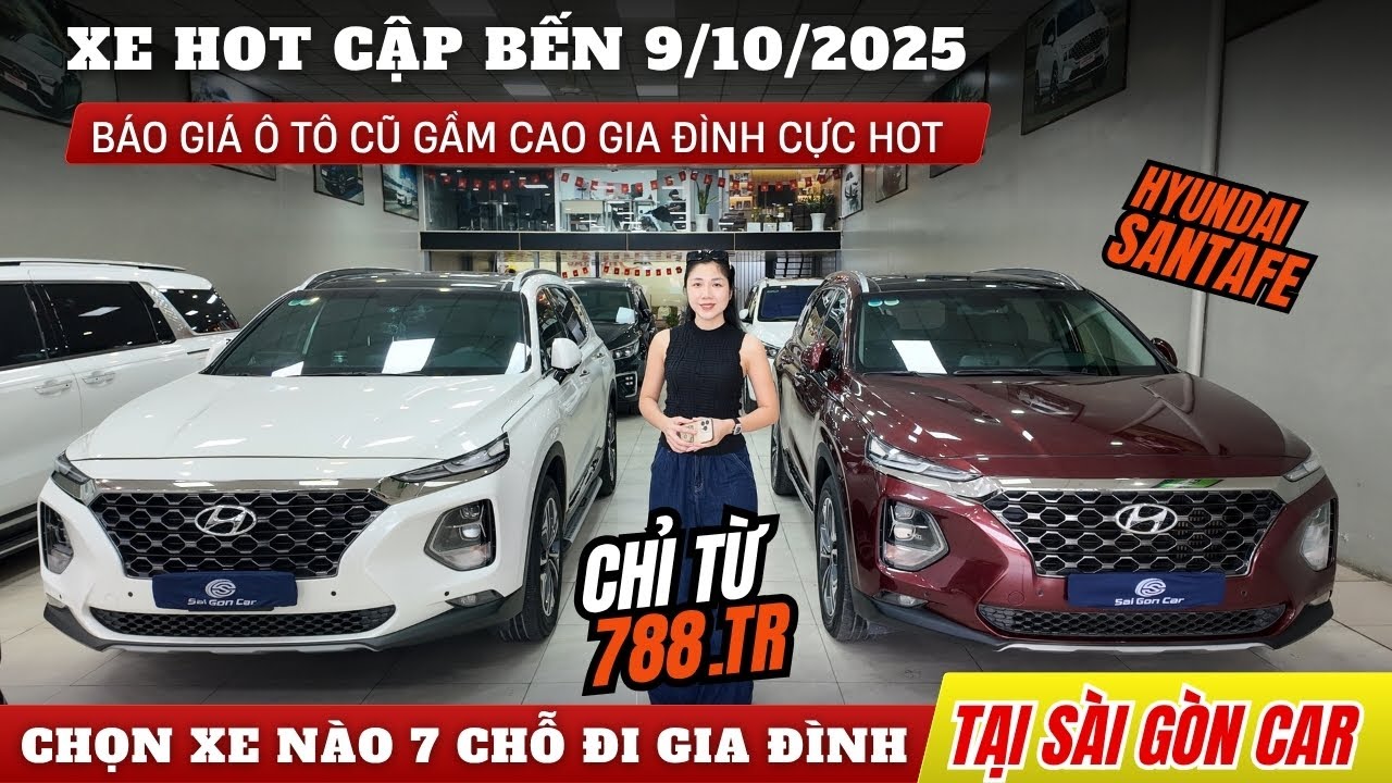 HYUNDAI SANTAFE Cập Bến | Chỉ Từ 7xx Triệu Sỡ Hữu SUV Gia Đình Cao Cấp Tại Showroom Sài Gòn Car