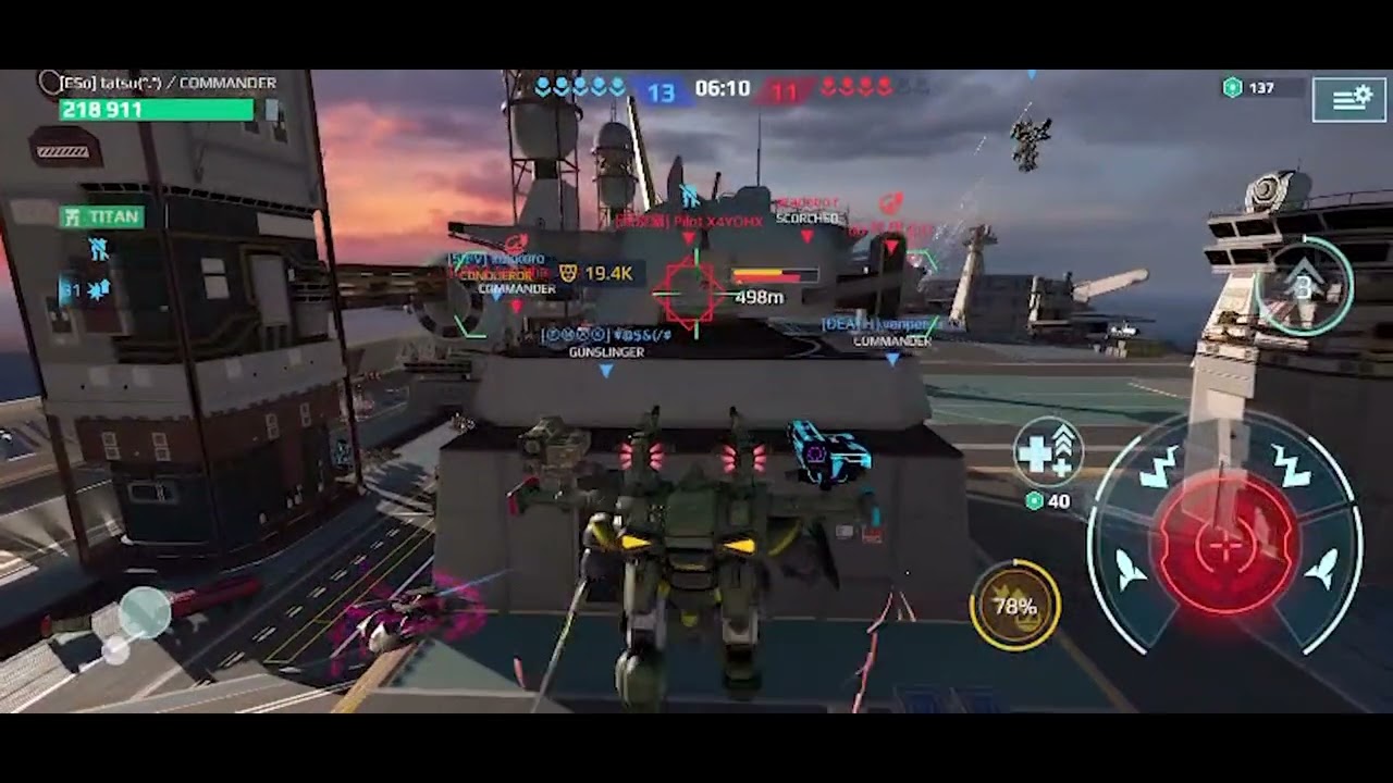 War Robots: Sword Unit 190 & Rex Gameplay