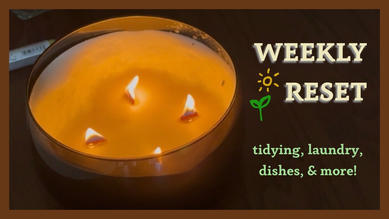 resetting for next week // the cozy corner