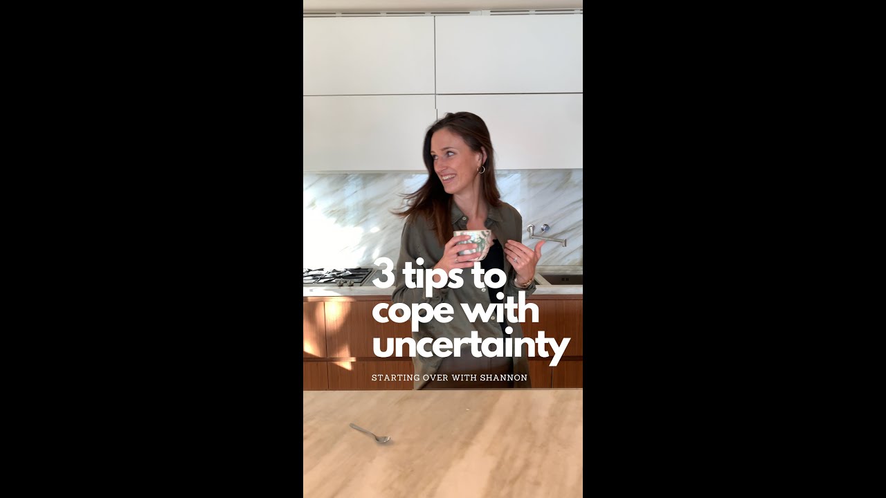 HOW TO COPE WITH UNCERTAINTY!