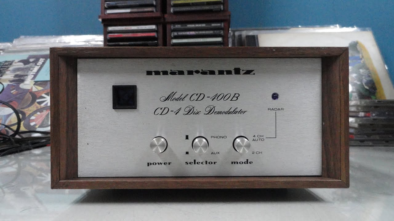 O Rei do Som - Demodulador Marantz Model CD-400B
