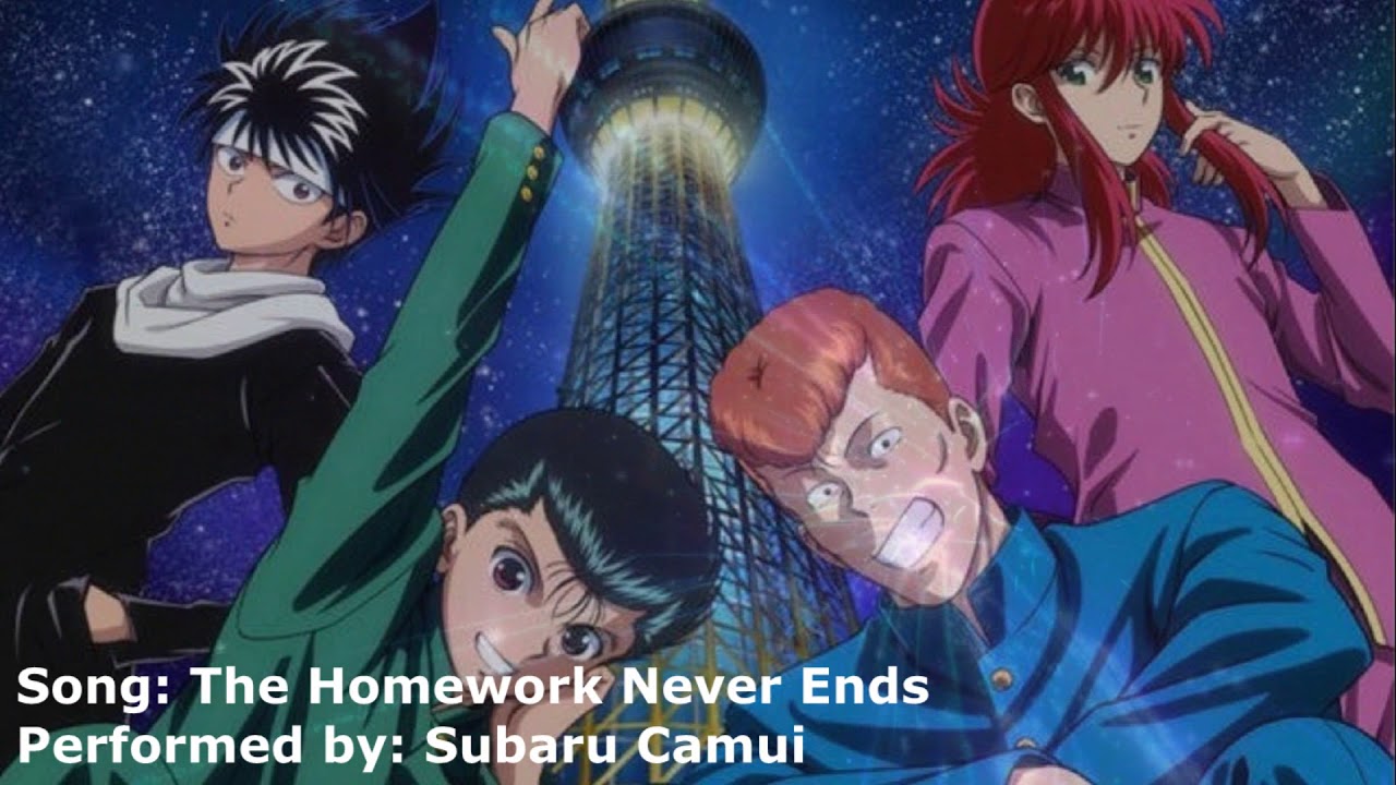 Yu Yu Hakusho - Season 1 Ending Theme - The Homework Never Ends (English Cover)