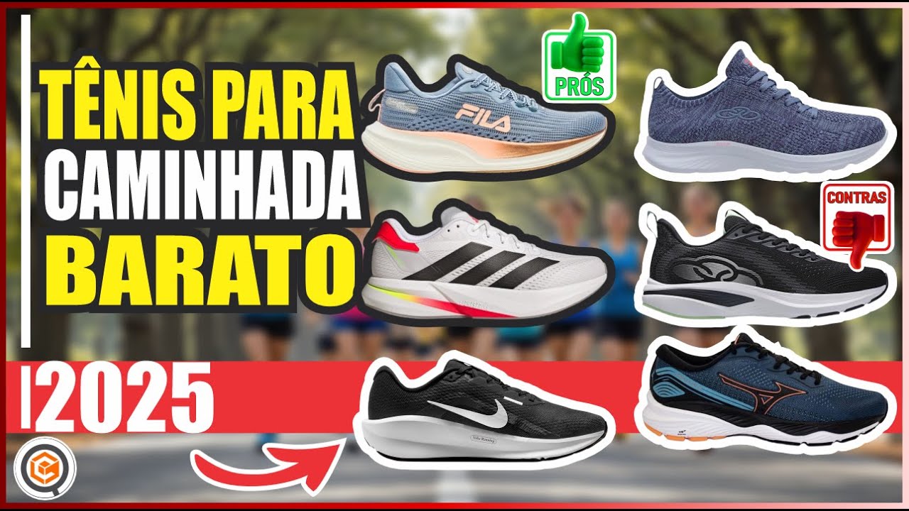 Melhor Tênis para Caminhada Bons e Baratos 2025 👟 Conforto e Economia para Seus Pés!