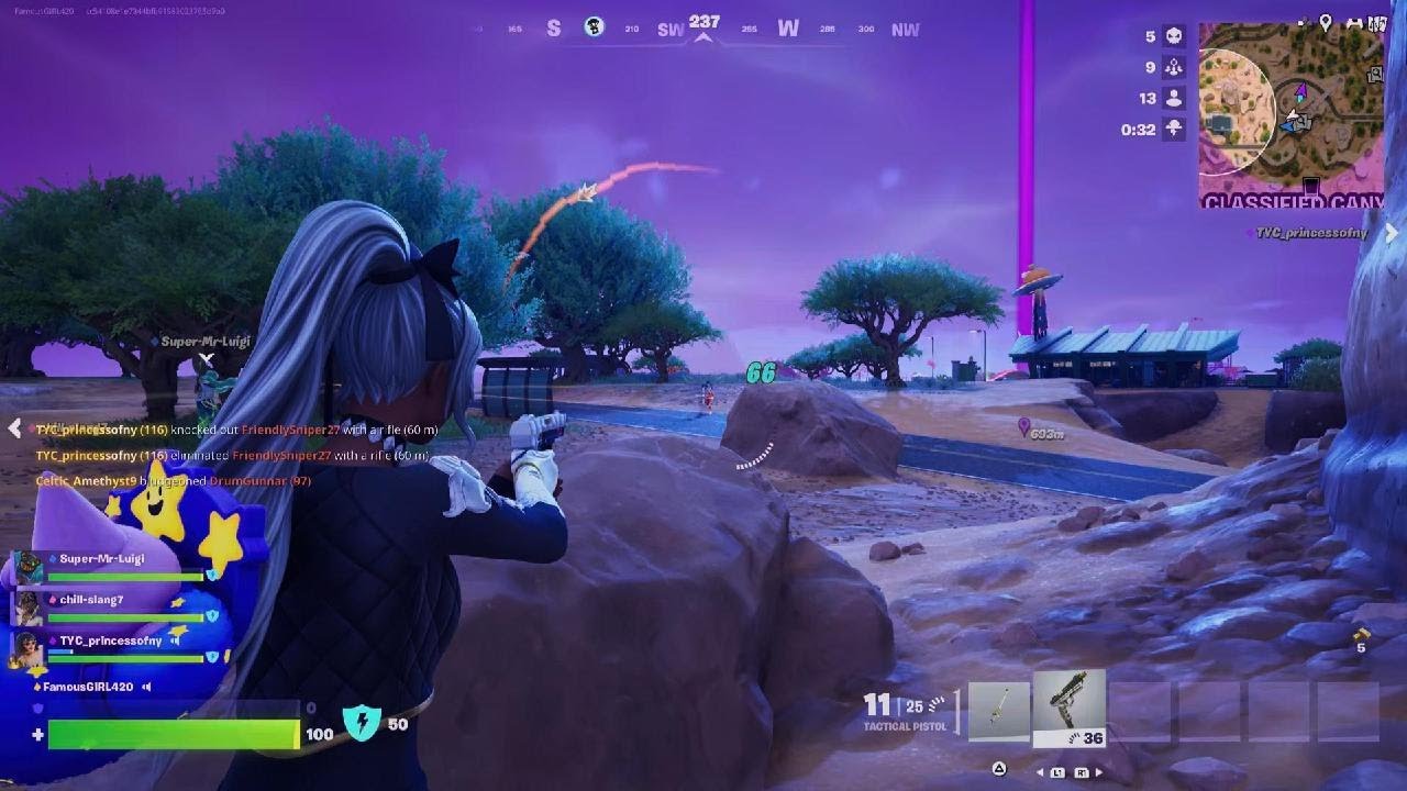 Fortnite PS5: wining Quad