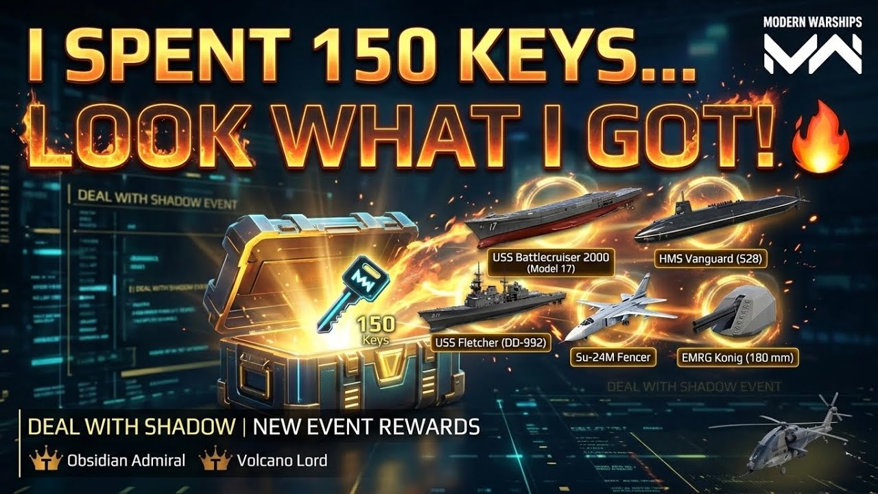 I Spent 150 Keys in the NEW Event… Look What I Got! 🔥 | Modern Warships