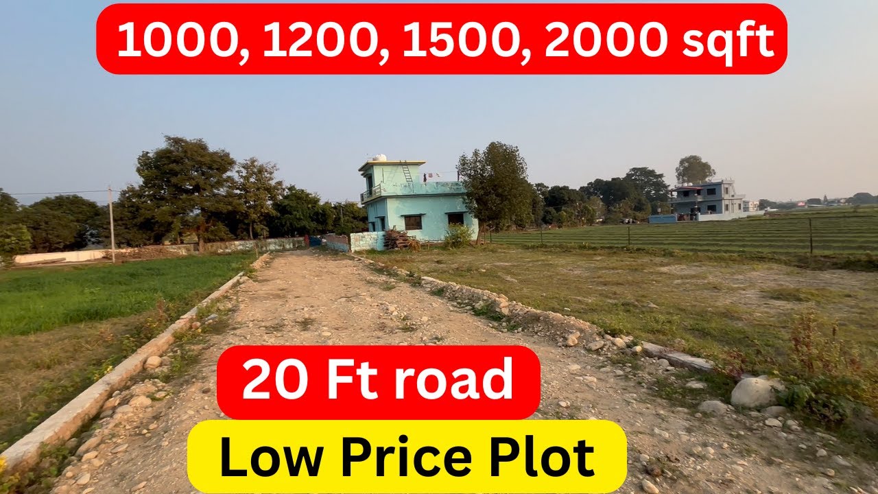 1275 Rs Sq Ft Plot For Sale in Haldwani Golapar  - 1000, 1200, 1500, 2000 Sqft plot in haldwani