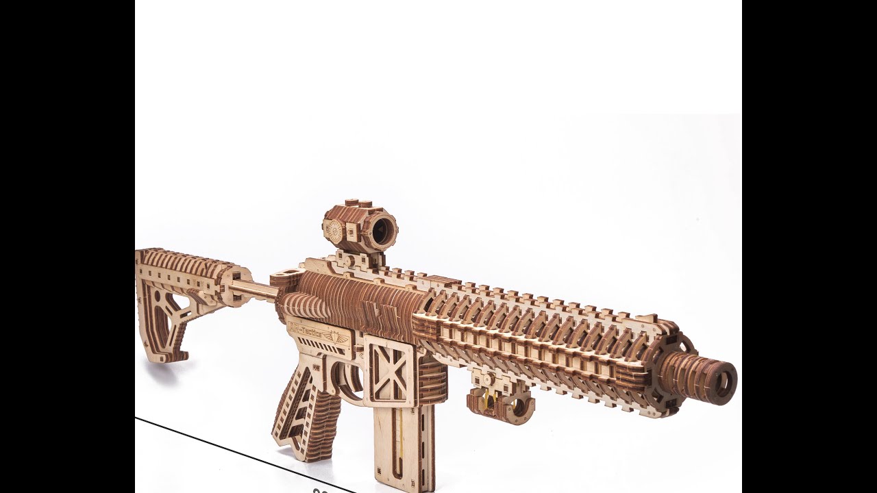 Assault Gun - Puzzle 3D din lemn - WoodTrick Romania