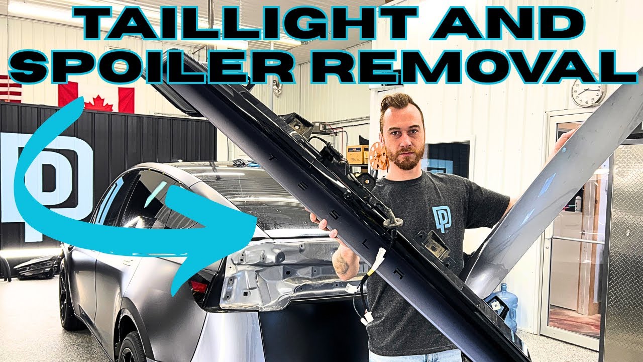 How to Remove 2026 Tesla Model Y Juniper Taillights and Spoiler