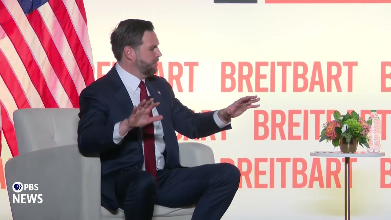 WATCH: Vance says political 'realignment' happening, disagreements in MAGA movement should be aired