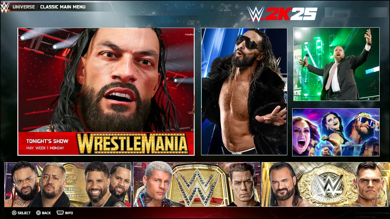 WWE 2K25 Live Stream - My Universe Mode Episode 1 WrestleMania