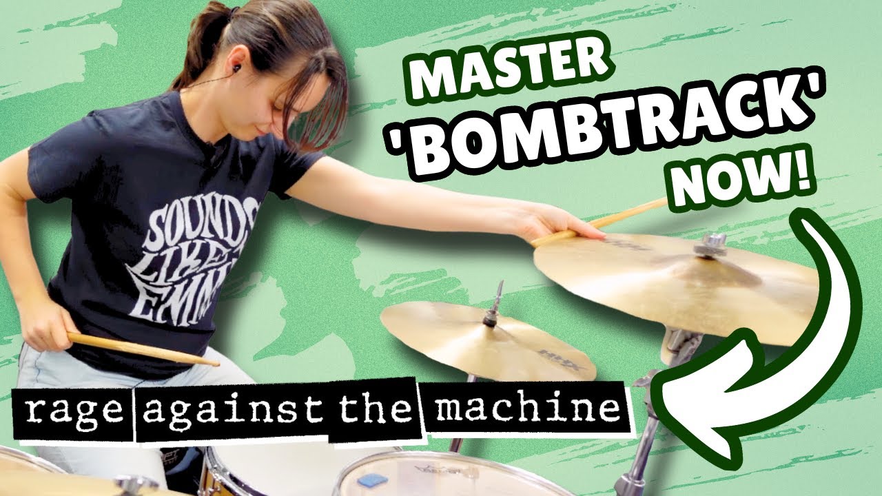 Play 'Bombtrack' by Rage Against the Machine: Drum Tutorial 🥁🤘