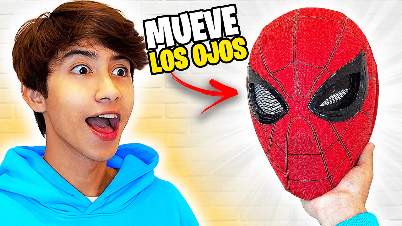 ¡MI NUEVA MÁSCARA DE SPIDERMAN QUE MUEVE LOS OJOS! *MARVEL LEGENDS*- IVANSPIDEY