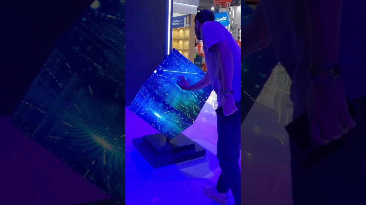 LED Cube Launch #experientialmarketing #launch #lazulite #cube