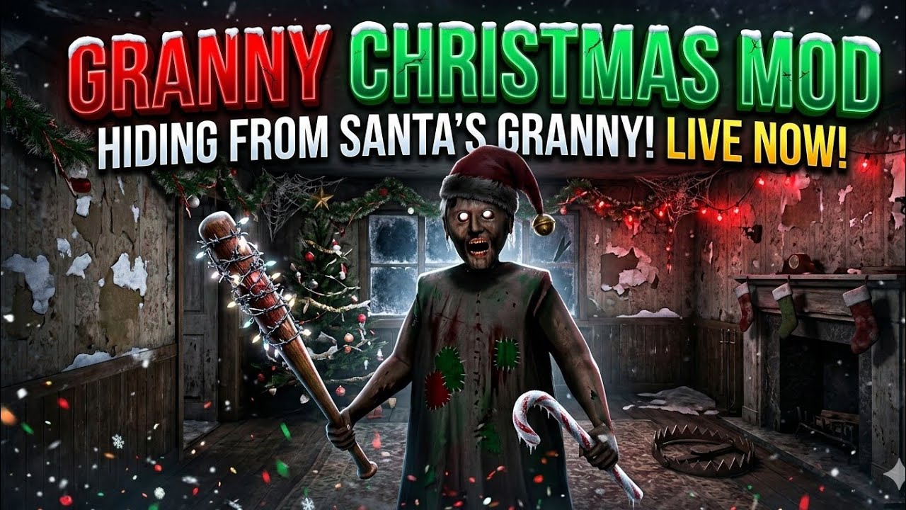 Granny 1: Christmas Special Gameplay! (Live) 🎄🎁#shorts#shortfeed#shortlive#horror#granny