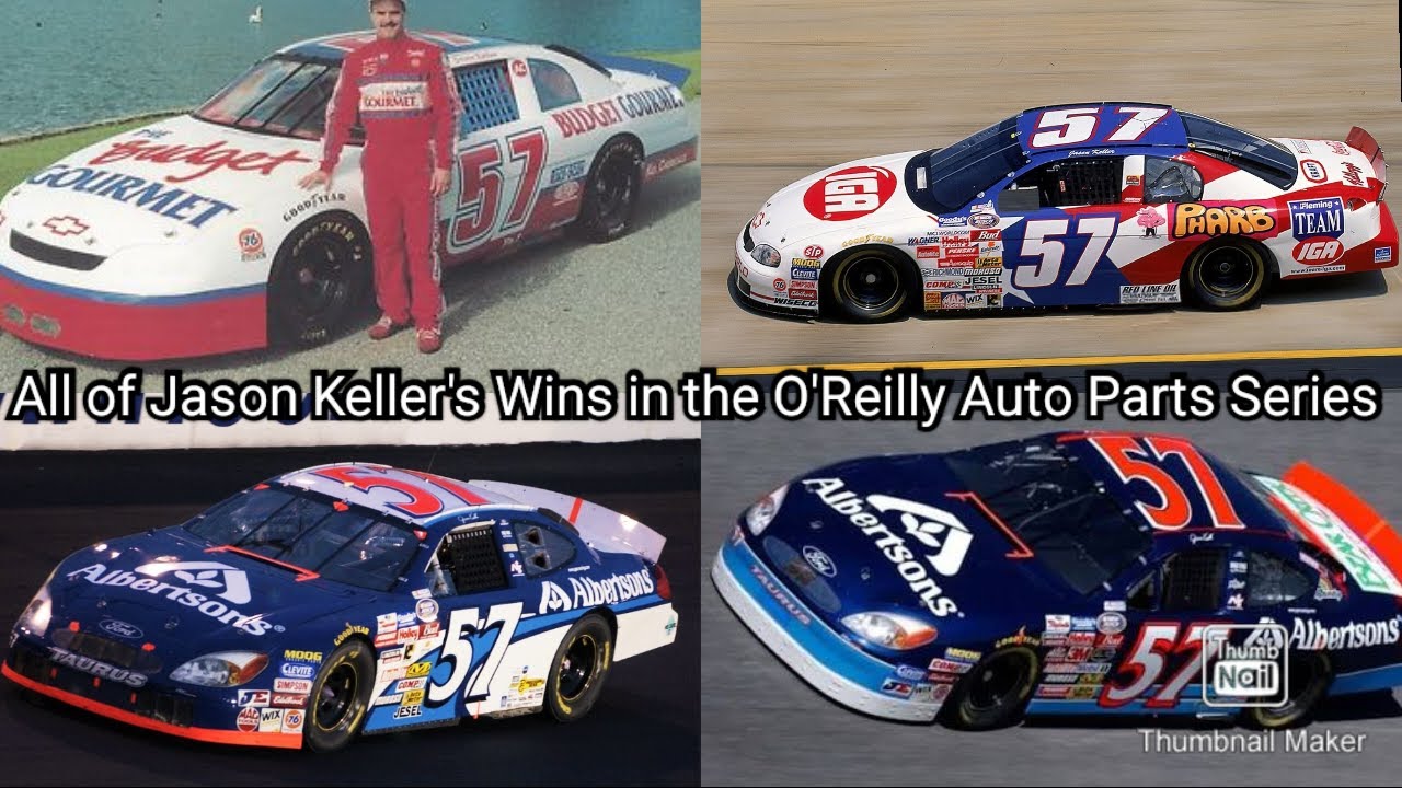 All of Jason Keller's 10 Wins in the O'Reilly Auto Parts Series