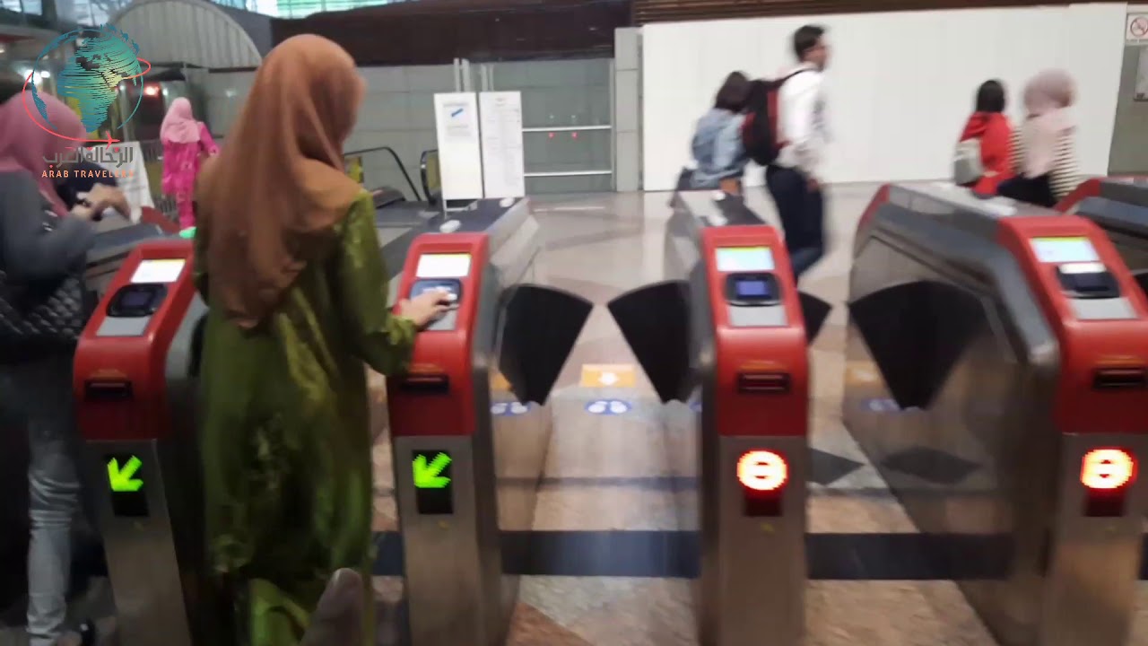 تعليم طريقة إستخدام قطارات كوالالمبور في ماليزيا