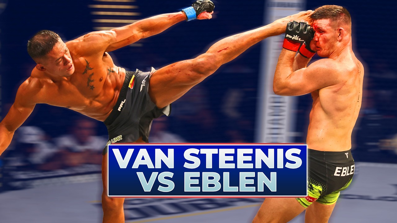 MIDDLEWEIGHT TITLE FIGHT! | No Comms! | Johnny Eblen v Costello van Steenis | Full Fight