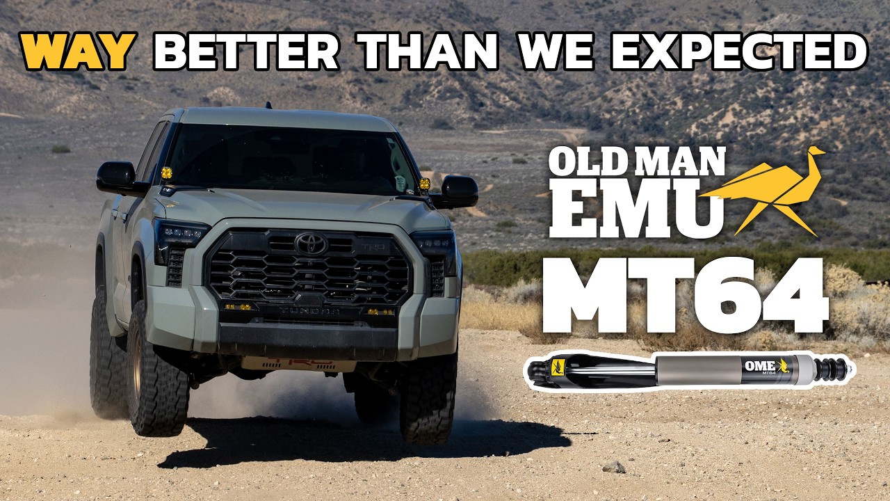 Внедорожные испытания Old Man Emu MT64 - реальные результаты.