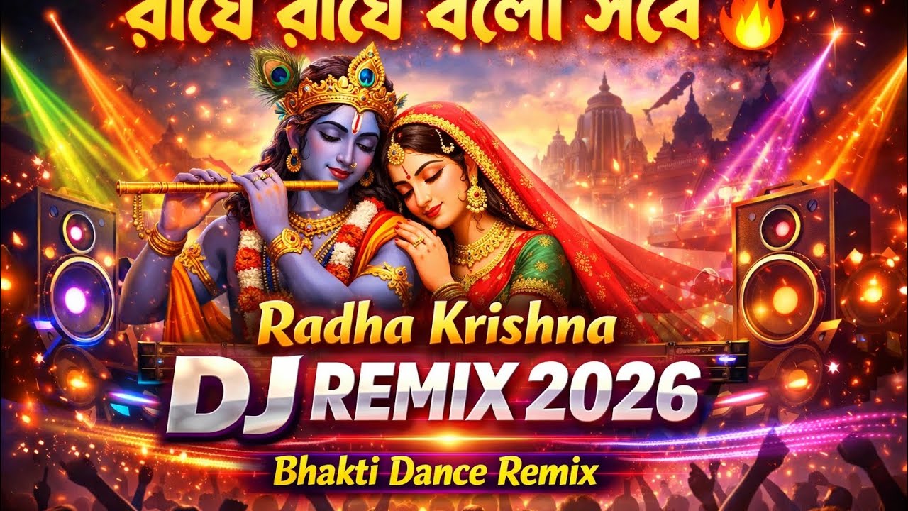 “রাধে রাধে বলো সবে 🔥 Radha Krishna DJ Remix 2026 | Bhakti Dance Remix”