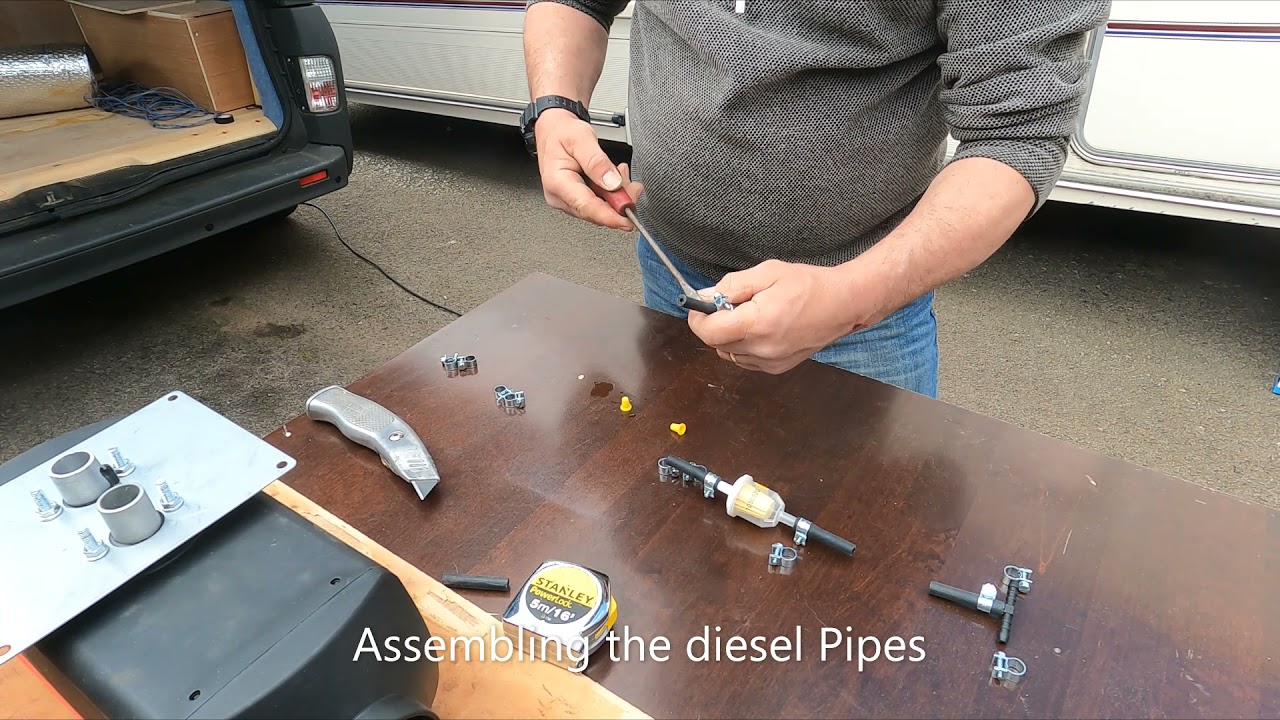 Fitting a Chinese Diesel heater in a Vivaro Van