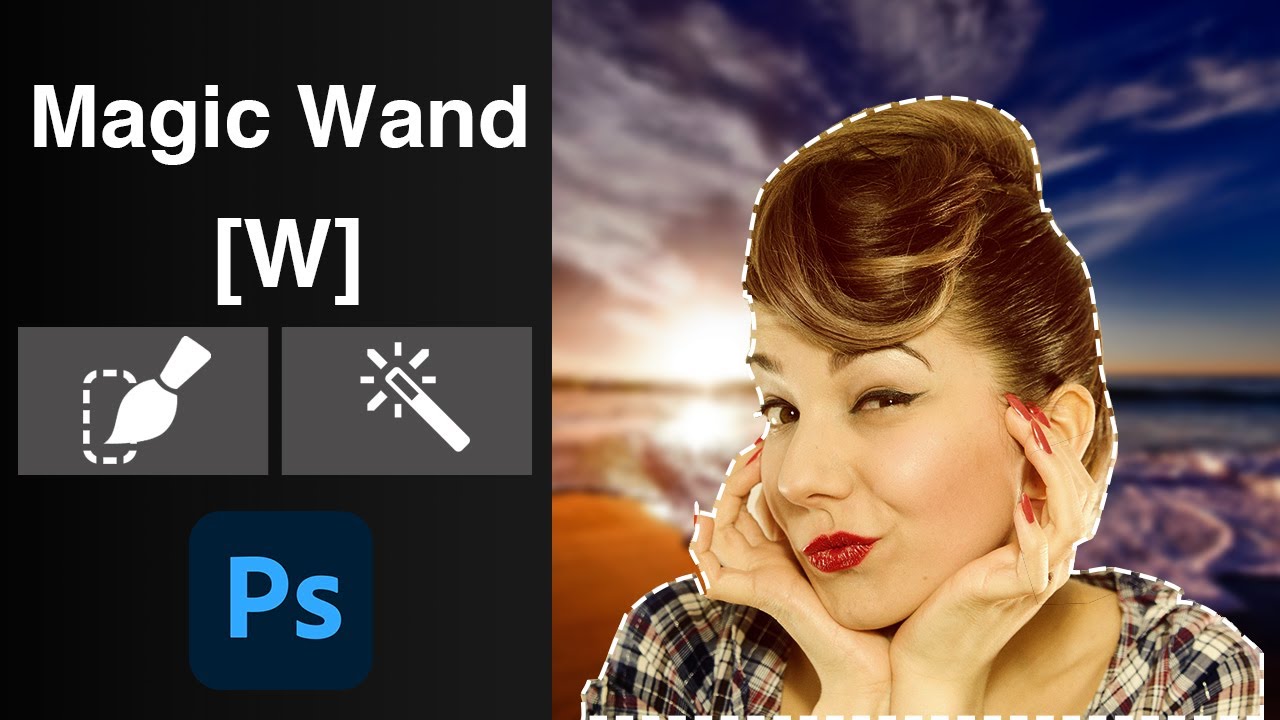 How to Make Selection with Magic Wand & Quick Selection in Photoshop  # Quick  #Begineer Tutorial