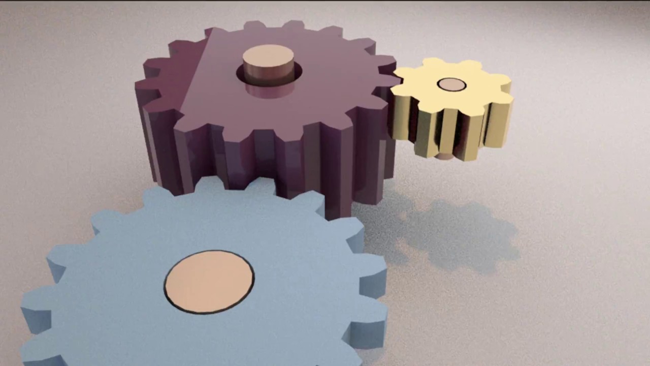 Maya: Rotating Gears [Expressions]