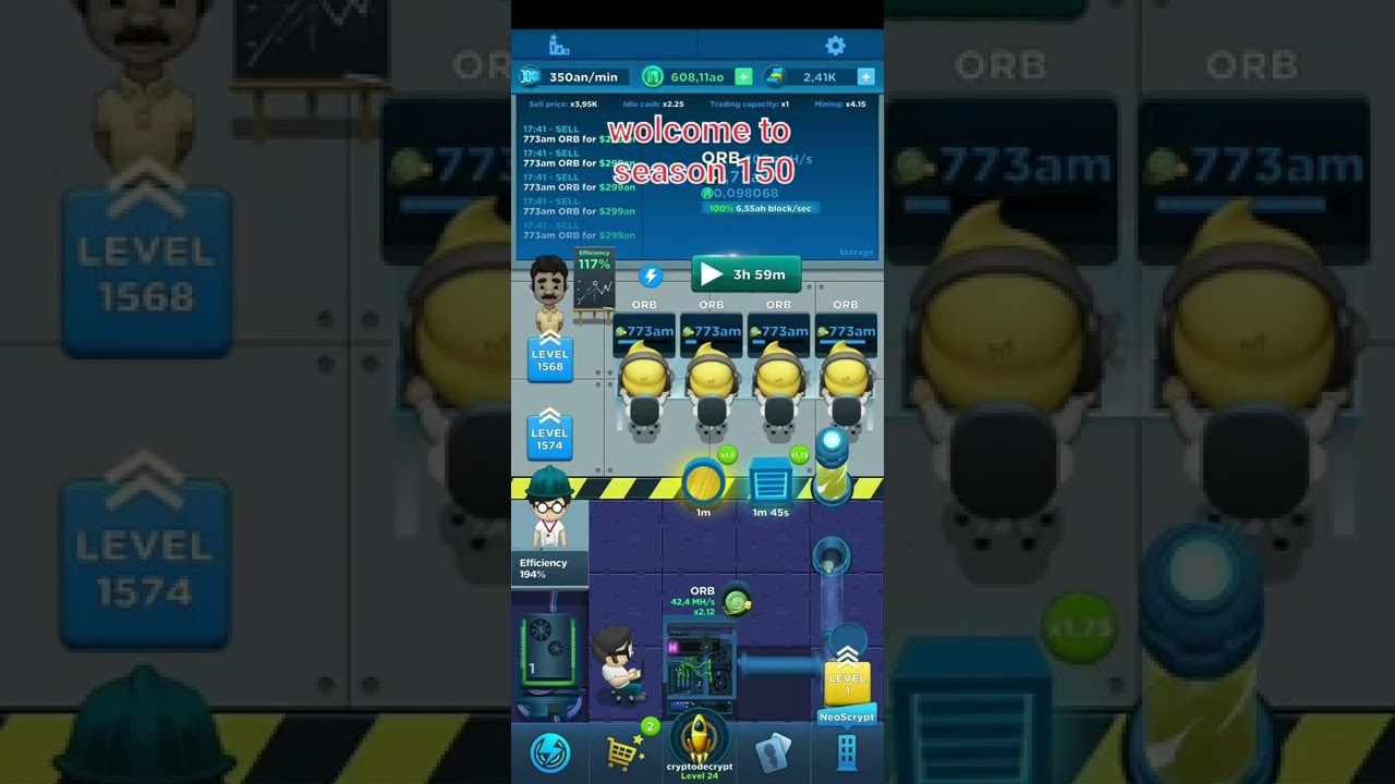 Crypto Idle Miner- Free 500 HORA TOKENS Promocode in video