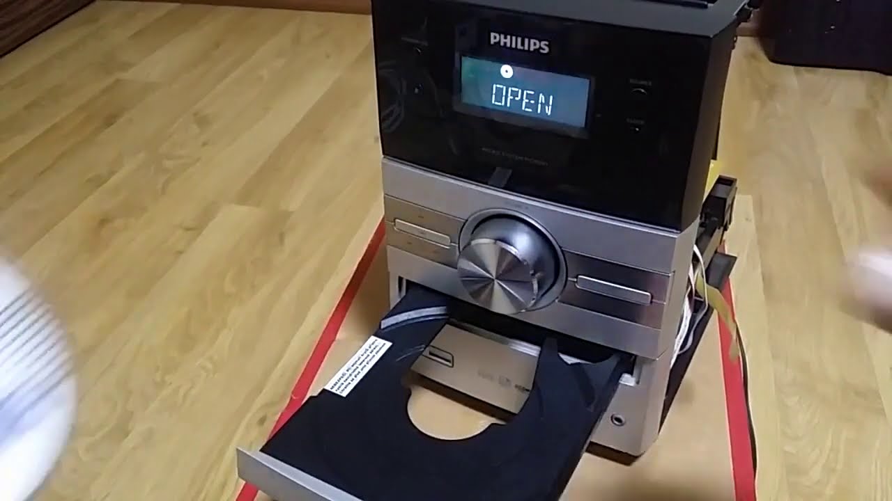 Philips MCM207/12 필립스 오디오 CD트레이 안나옴 /카세트데크 자동안꺼짐/수리영상/유튜브보고택배보내주셨네요