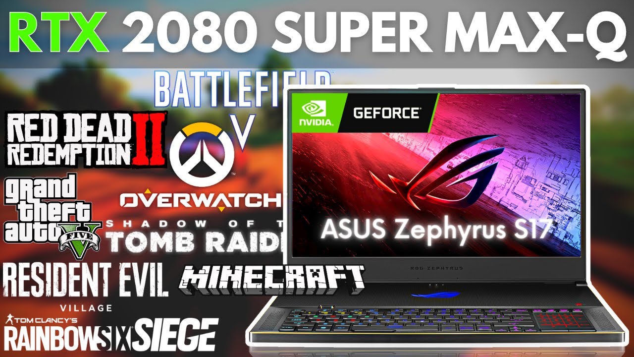 RTX 2080 Super Max Q test in 8 games in 2022