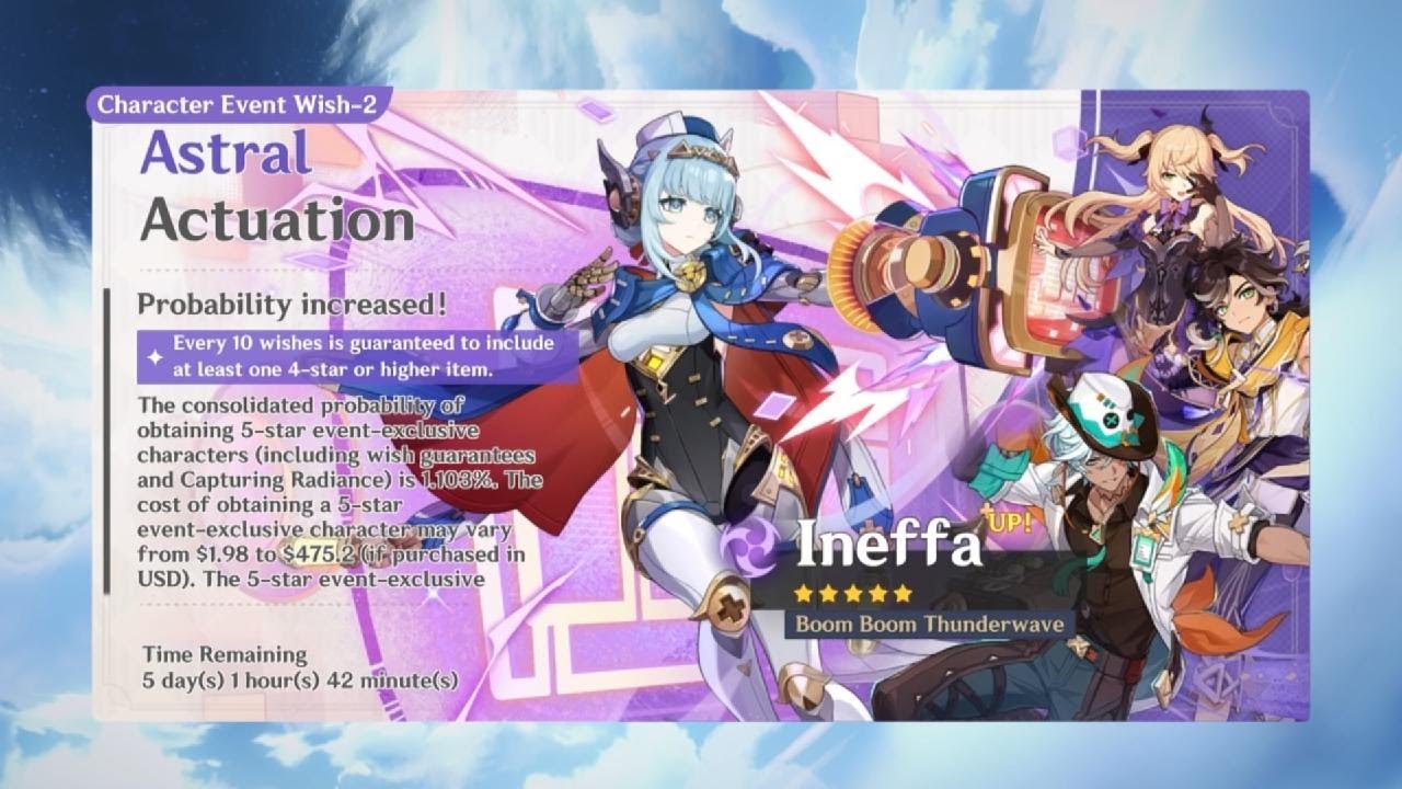 My second attempt at Ineffa - Genshin Impact | Ineffa summons | Paying to Play