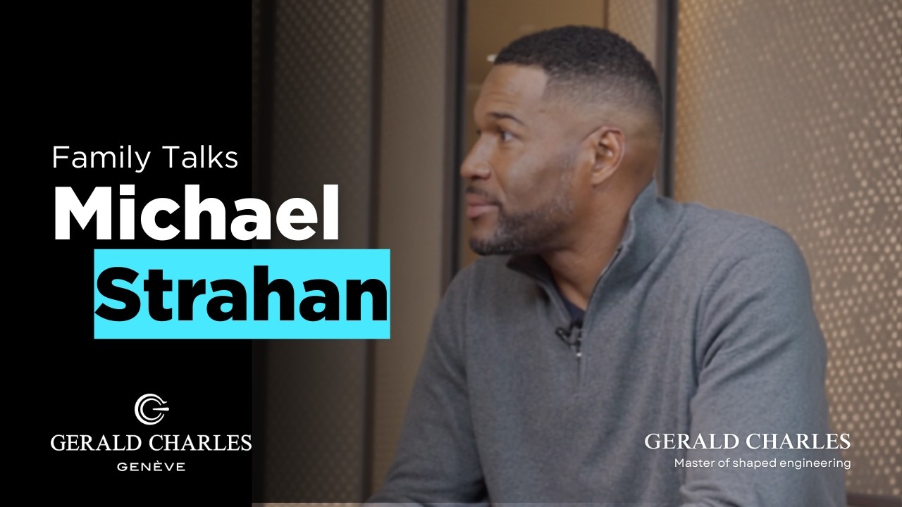 Michael Strahan wears Gerald Charles Maestro 8.0 Squelette | Swiss luxury skeleton watch