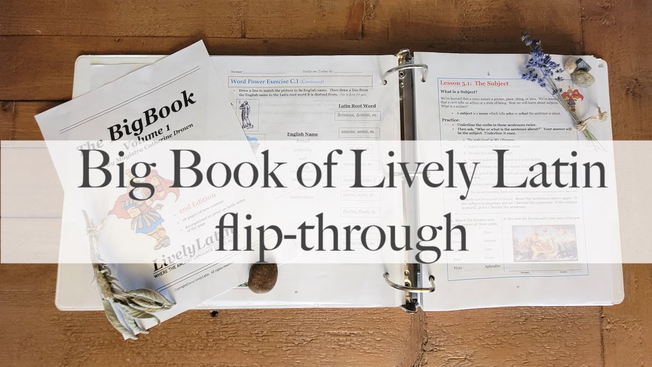 Big Book of Lively Latin Flip-through | 2023-24 Curriculum Series Video 5