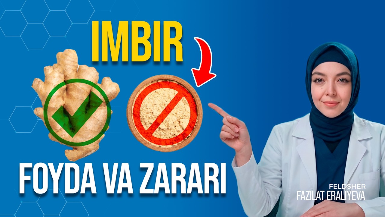 Zanjabil — foyda yoki zarar? Ko'pchilik bilmagan haqiqat! #imbir #inmedicina