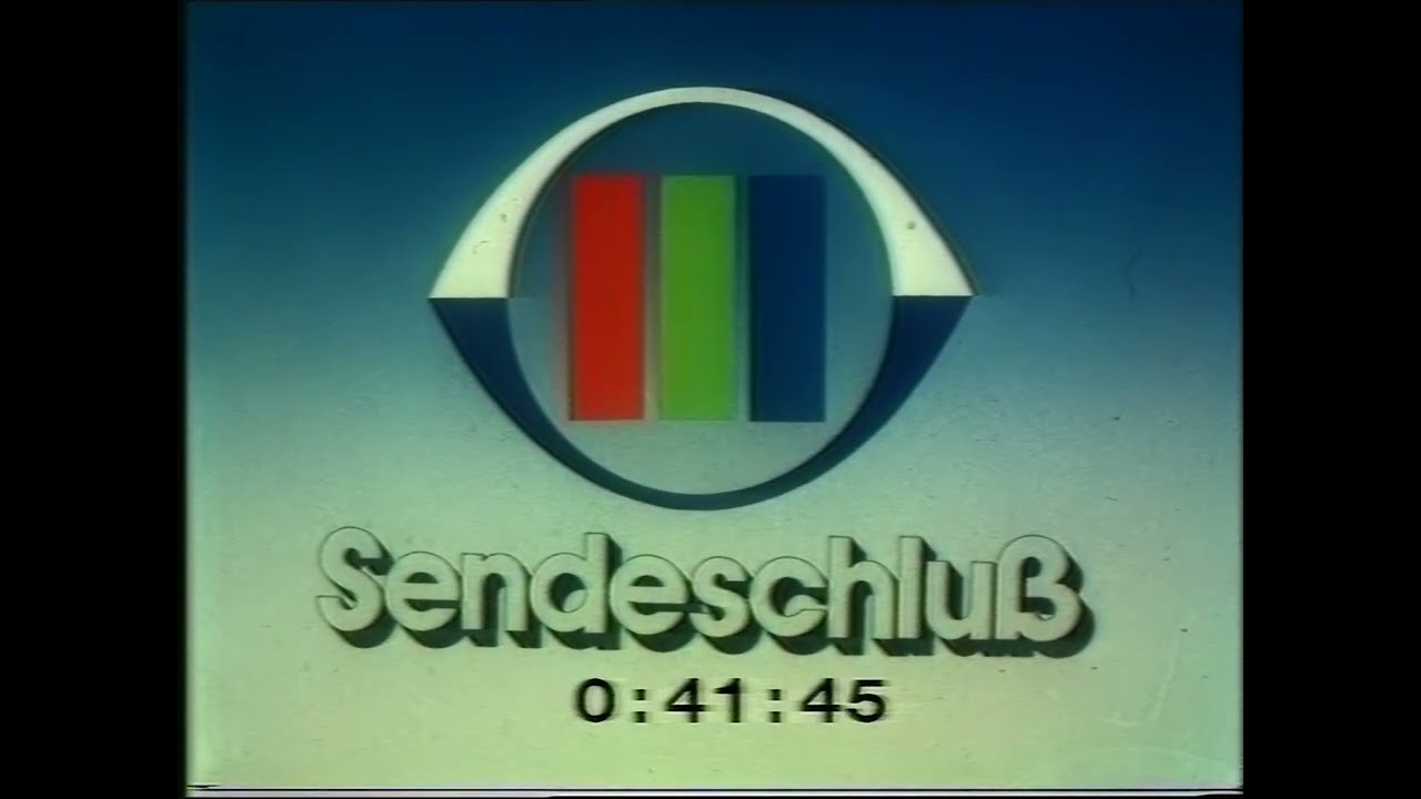 NDR / SFB - Sendeschluss - vom 21.11.1988