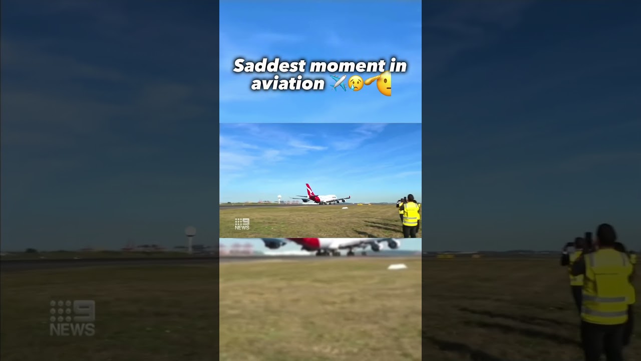Saddest moment in aviation ✈️😢🫡 - #aviation #planes #avgeeks #airline #flight #747 #fyp