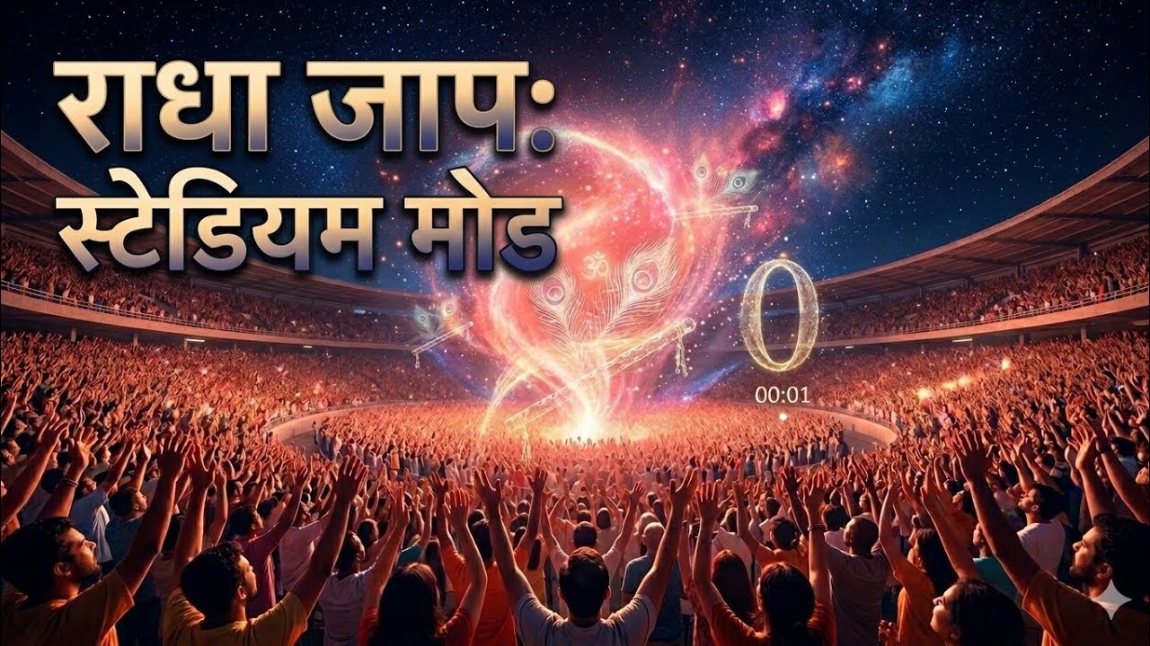 Radha Jaap: Stadium Mode - जब हज़ारों कंठ एक साथ गूँजते हैं। ✨@KittuWebtv06 