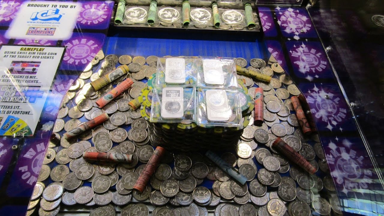 Aussie Coin Pusher EP 200ish  SO MUCH SILVER !!!