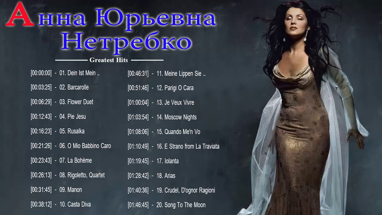 Анна Юрьевна Нетребко величайшие хиты 2018 || Anna Netrebko Best  Playlist 2018
