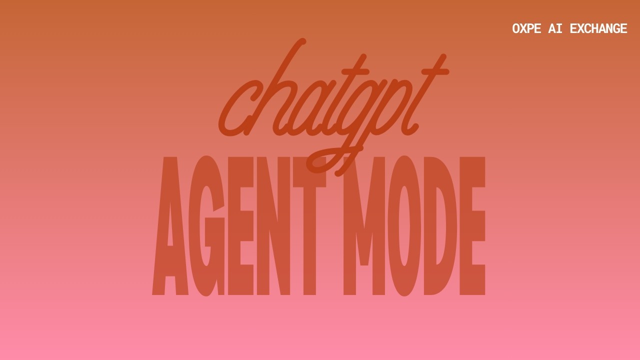 How to Use ChatGPT’s New Agent Mode