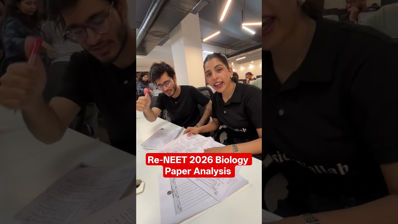 Biology Paper Analysis Re-NEET 2026🔥 #pw #neet #physicswallah
