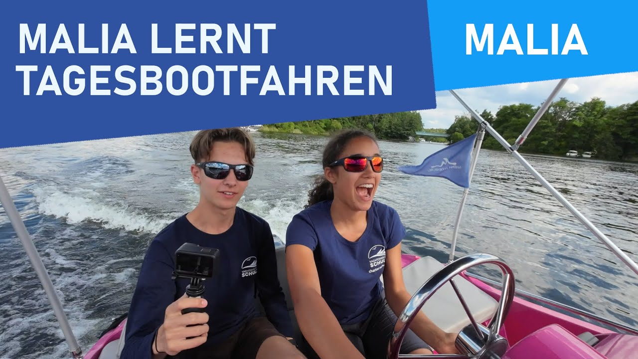 Tutorial / Skippertipp: Wie fährt man ein führerscheinfreies Boot | Malia wills wissen | Boot