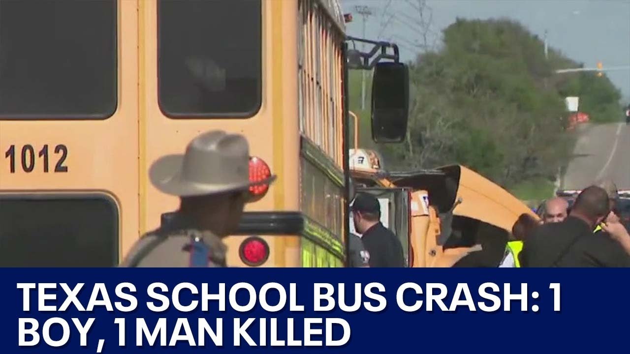 Texas school bus crash: 1 boy, 1 man killed in deadly 3-vehicle crash in Bastrop County | FOX 7 Aust