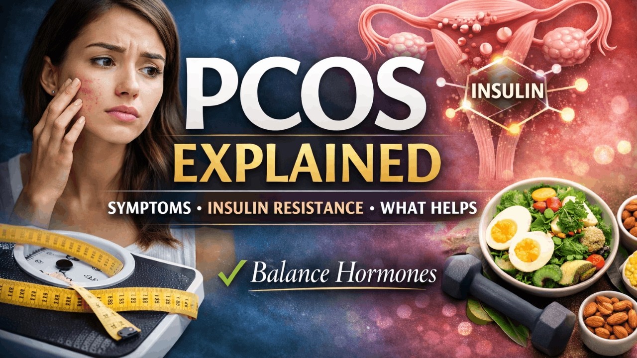PCOS Explained: Symptoms, Insulin Resistance & What Actually Helps