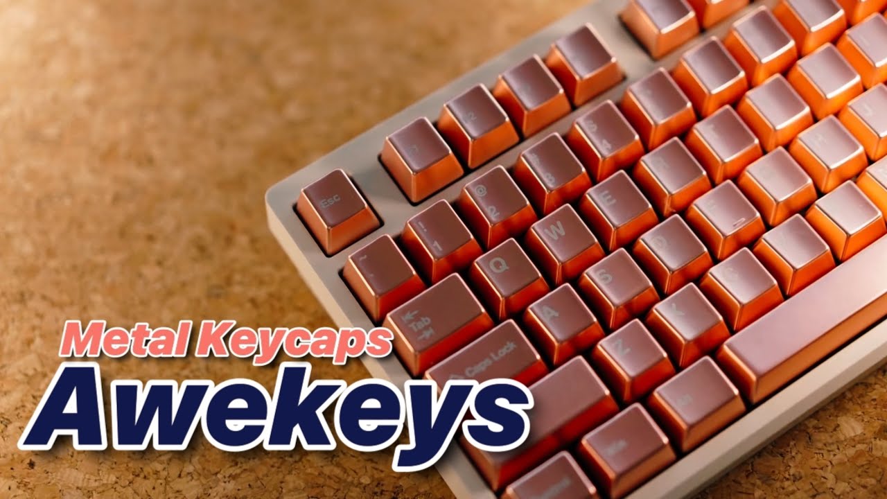 메탈, 풀메탈, 헤비메탈 키보드 / Awekeys Metal Keycaps