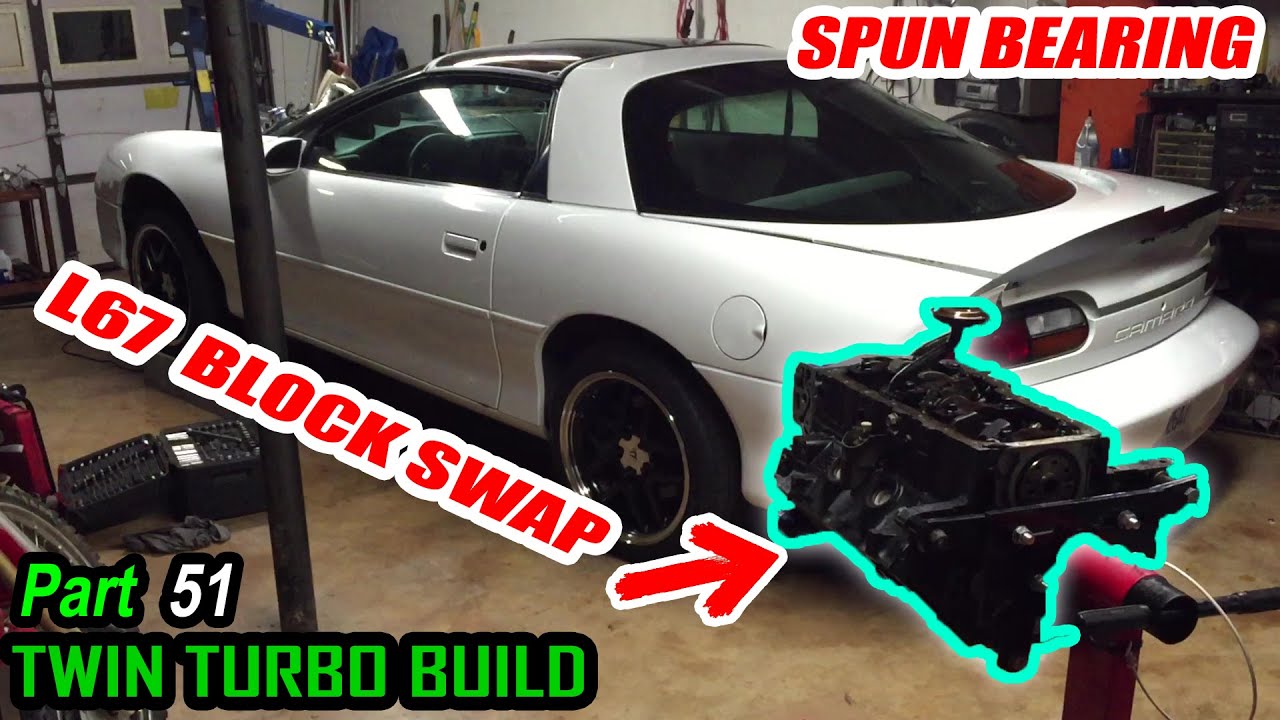 The Damage L36 Twin Turbo 3800 Camaro - L67 Block Swap
