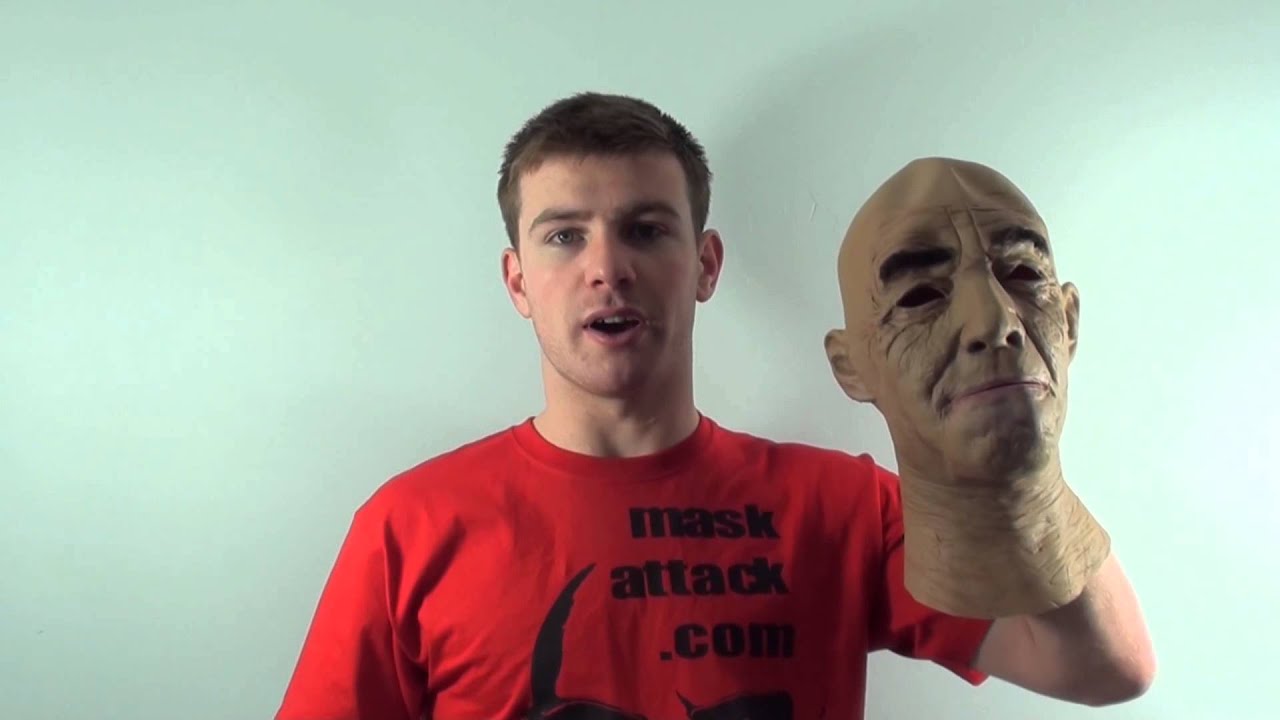 Full Head Latex Rubber Masks with Eyebrows - Short Mask Attack Demonstration