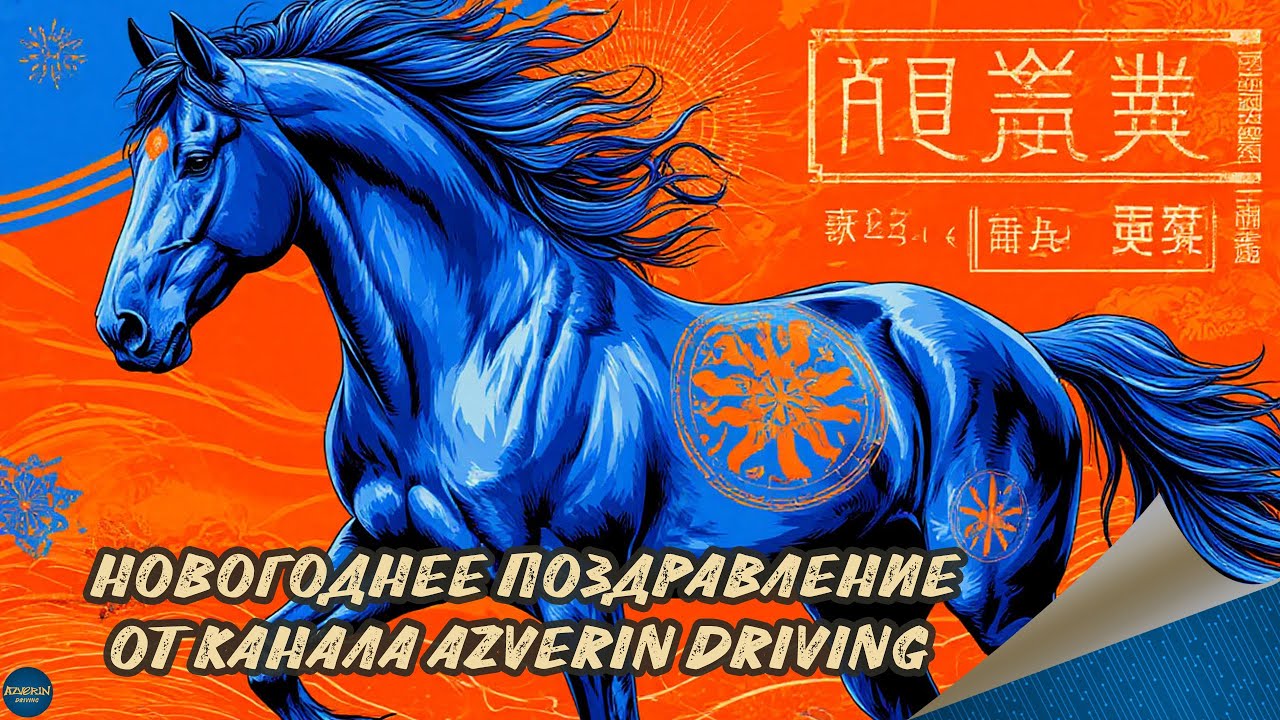 НОВОГОДНЕЕ ПОЗДРАВЛЕНИЕ ОТ КАНАЛА AZVERIN DRIVING
